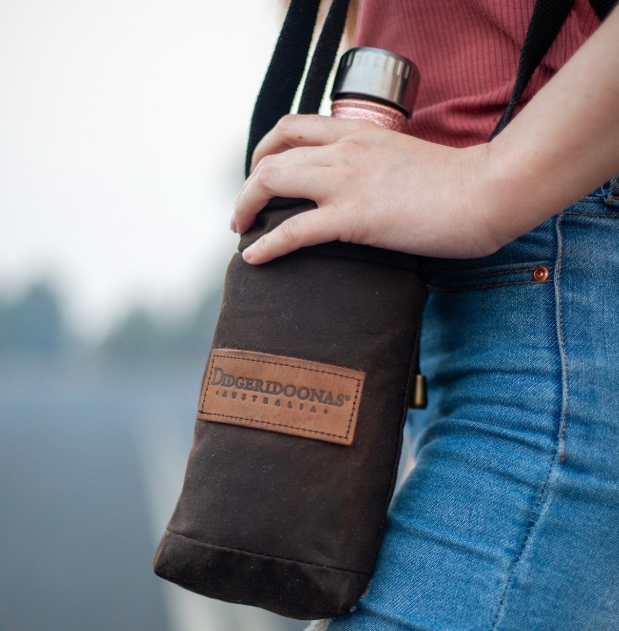 Oilskin Drink Bottle Cooler - Stay Cool, Anywhere