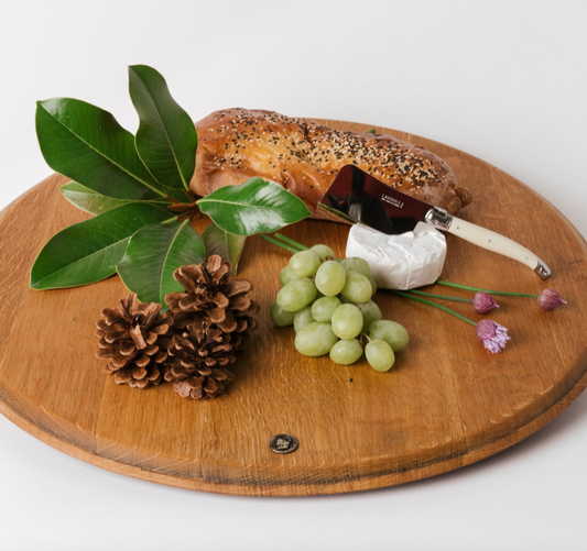 Wine Barrel Platter from the Head of the Wine Barrel