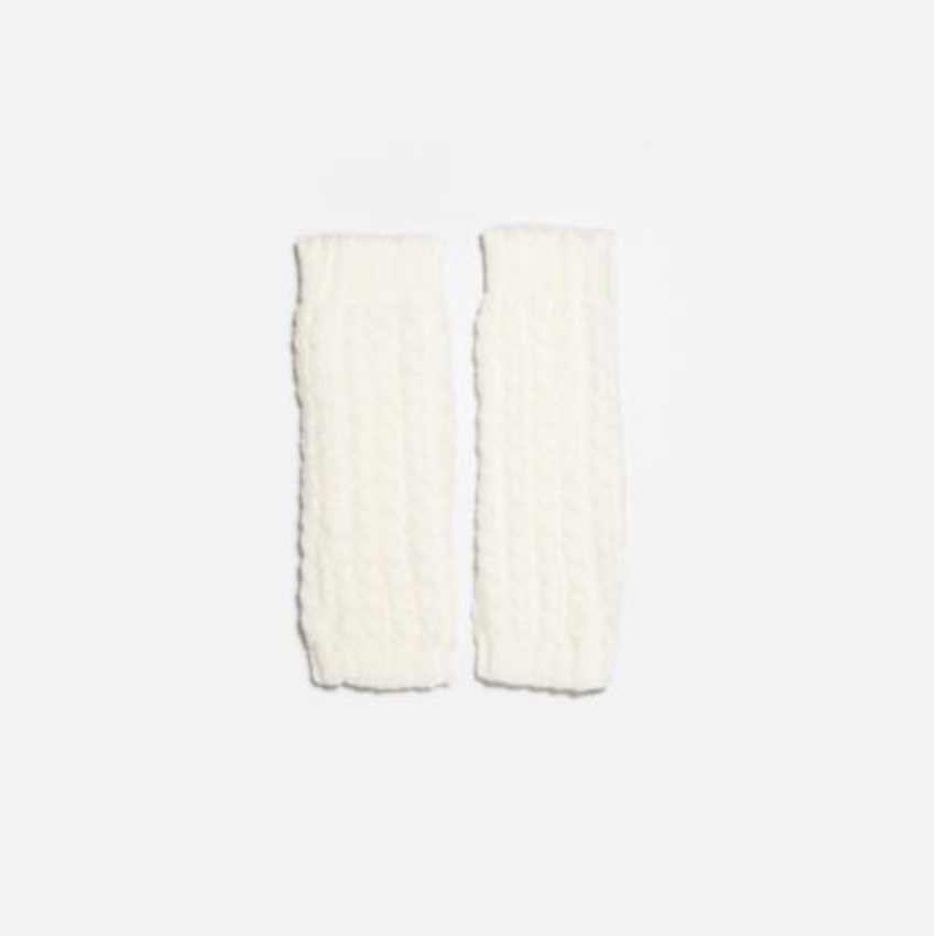 Lily Cream Fingerless Gloves