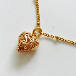 Heart Necklace - The Golden Apple NZ