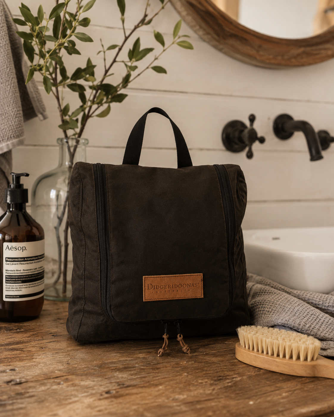 Oilskin Toiletry Bag