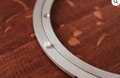 Wine Barrel Head - Lazy Suzan Platter