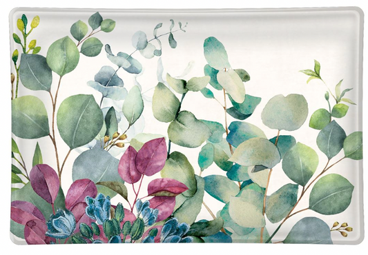 Michel Design Works - Eucalyptus and Mint Glass Soap Dish