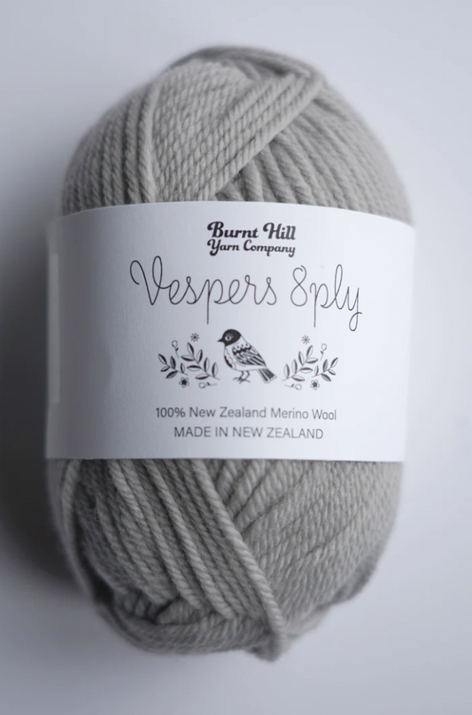 Vespers 8 ply Merino - Silver Stars