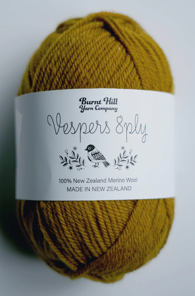 Vespers 8 ply Merino - Golden Ochre