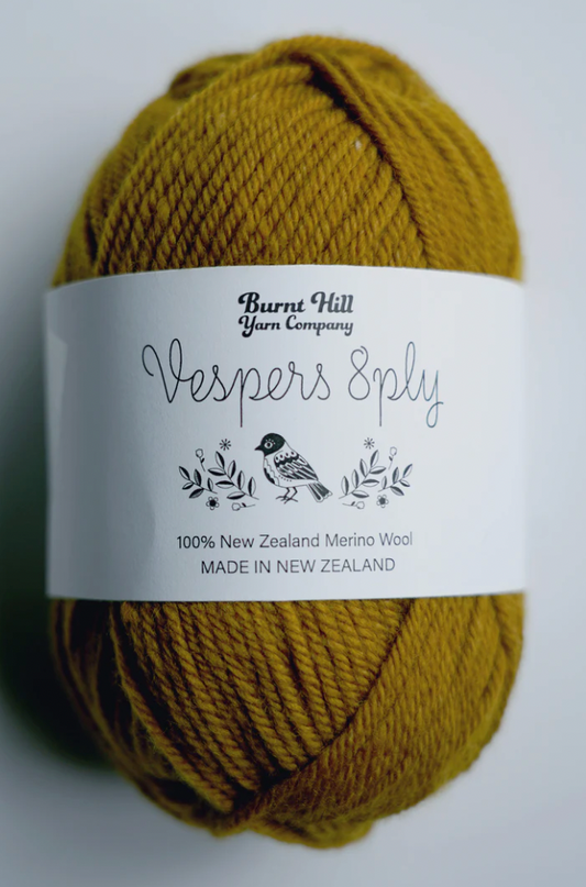 Vespers 8 ply Merino - Golden Ochre