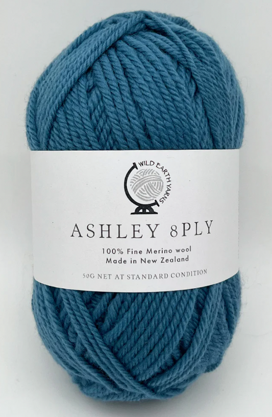 Ashley 8ply Merino Wool - Ocean