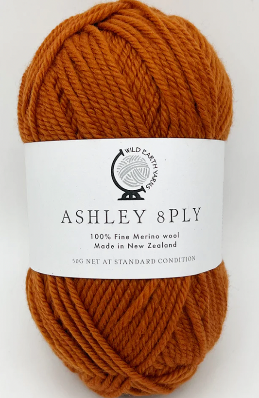 Wild Earth Yarns Ashley 8ply Merino Wool | Autumn