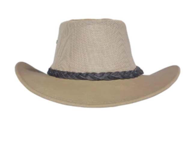 Maverick Cooler Leather Hat - Bone