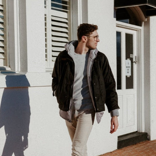 Waterproof Oilskins Bomber Jacket - The Golden Apple
