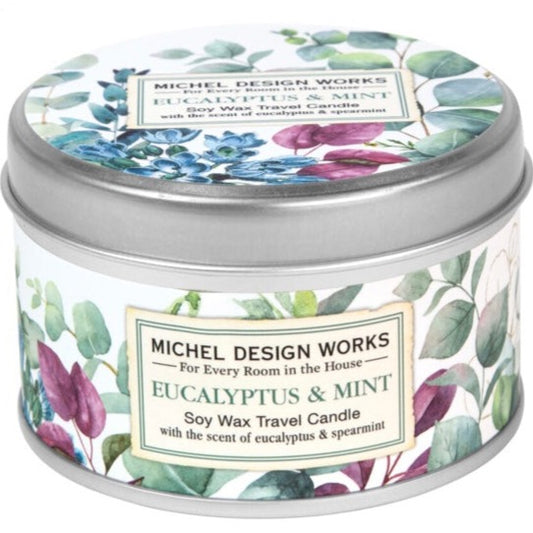 Eucalyptus and Spearmint Travel Candle - The Golden Apple NZ