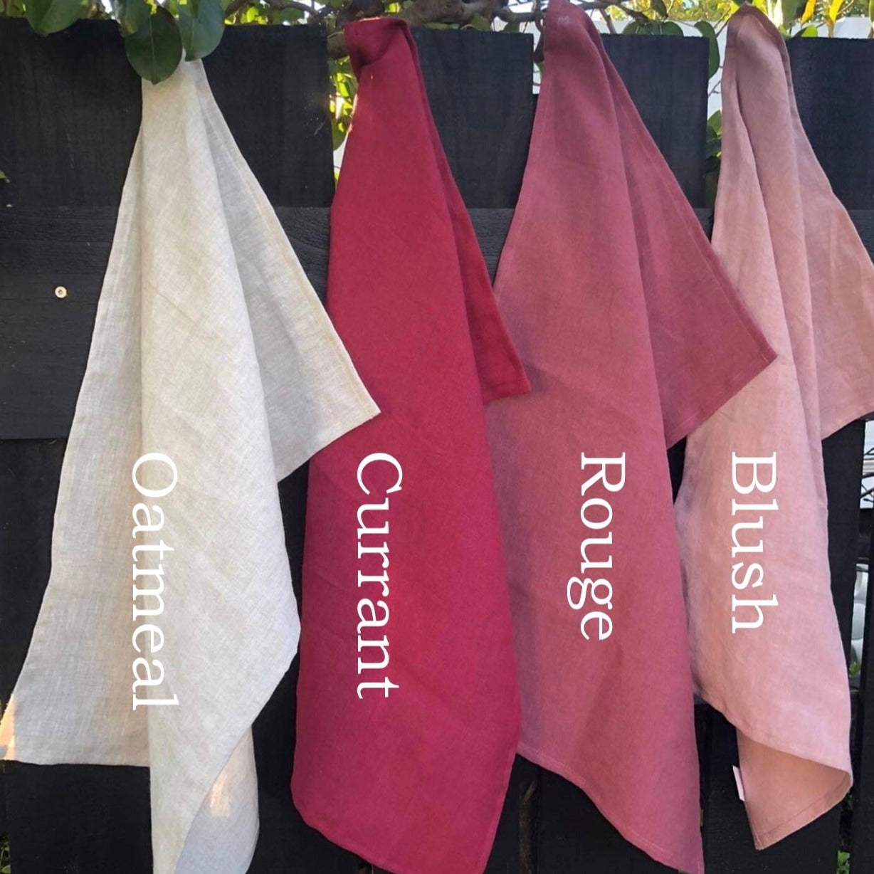 Vintage Linen Tea Towels - The Golden Apple NZ