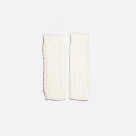 Lily Cream Fingerless Gloves