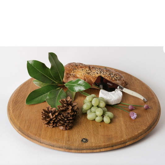 Wine Barrel Head - Lazy Suzan Platter