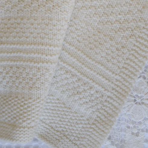 Knit and Purl Blanket Pattern - The Golden Apple NZ