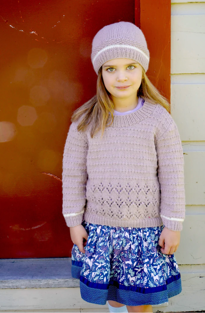 Brooke Sweater and Hat Pattern - The Golden Apple NZ