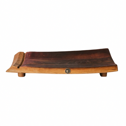 Part Stave Wine Barrel Platter - The Golden Apple NZ